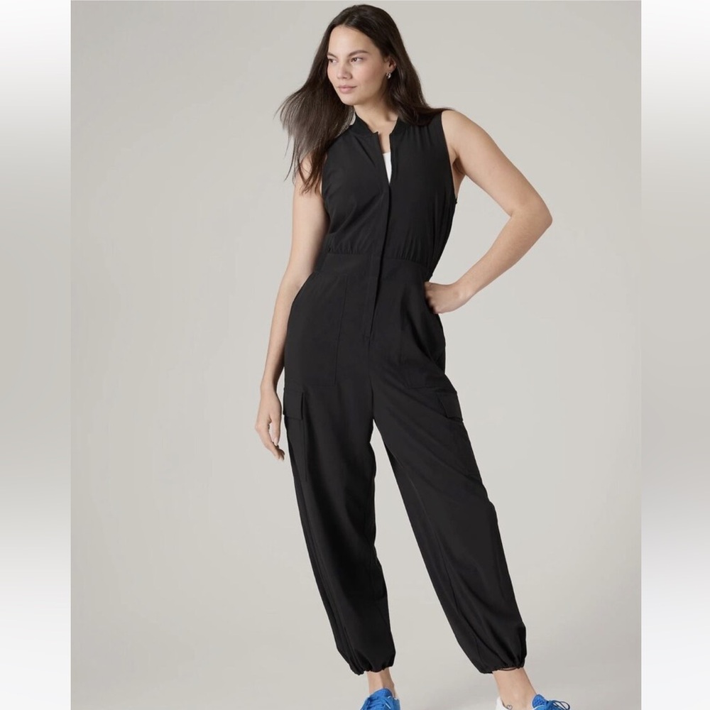 Athleta  Brooklyn Utility Jumpsuit - Picture 7 of 8